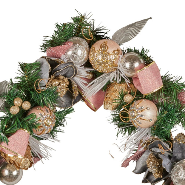 Christabelle 185cm Christmas Garland - Christmas Blush Image 3