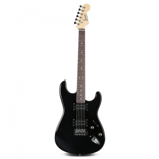 Electric Guitar Music Instrument Black Carry Bag Steel String