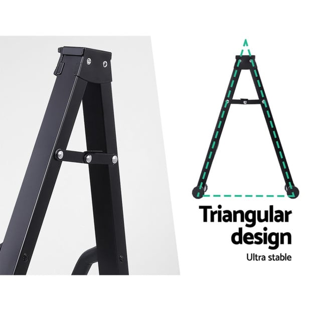 Folding Acoustic Guitar Stand Bass Floor Rack Holder Pack Image 5