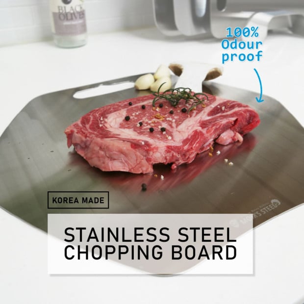 Stainless Steel Chopping Board Hexagon Image 2