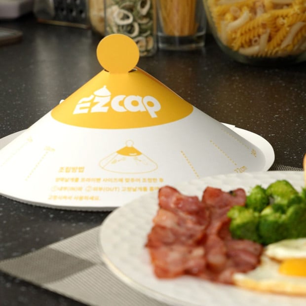 100x EZ Cap Paper Lid For Frypan Disposable Image 2