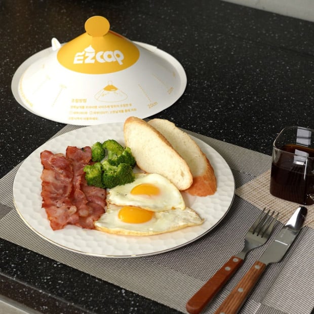 100x EZ Cap Paper Lid For Frypan Disposable Image 3