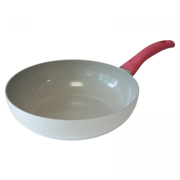 28cm Wok - White