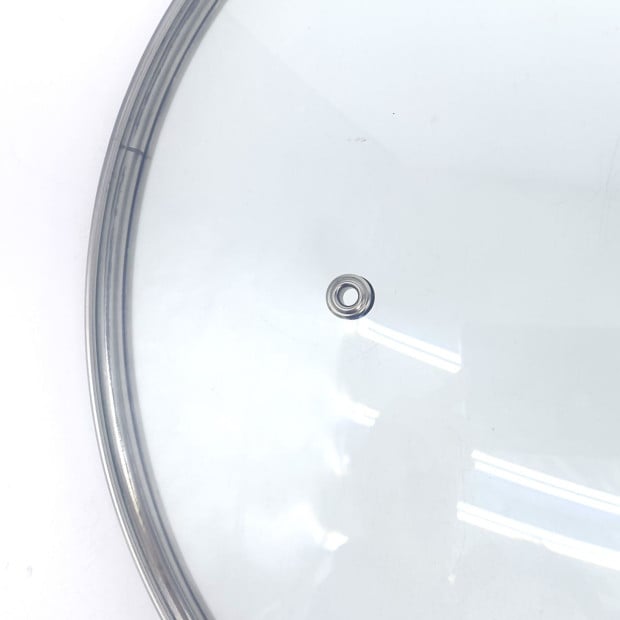 Koman Glass Lid With Bakelite Handle - 26cm Image 3