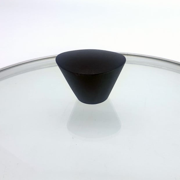 Koman Glass Lid With Bakelite Handle - 28cm Image 4