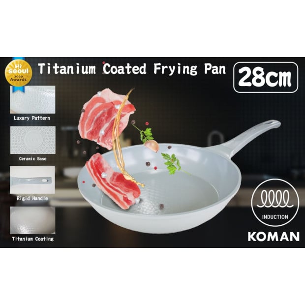 Koman 28cm Ih Frying Pan - Grey Image 2