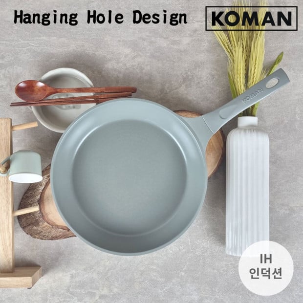 Koman 28cm Ih Frying Pan - Grey Image 5