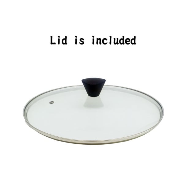 Koman 28cm IH Wok Ceramic Coating w/ Glass Lid - Grey Image 8