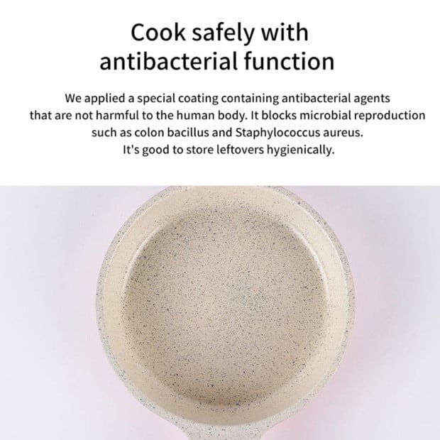 16cm Sauce Pot And Stone Frypan With A Lid - Ivory Image 6