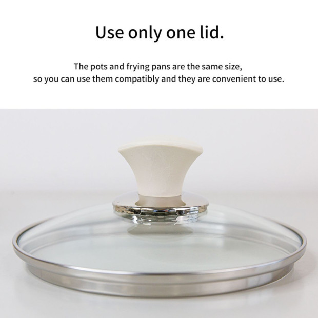 16cm Sauce Pot And Stone Frypan With A Lid - Olive Image 10