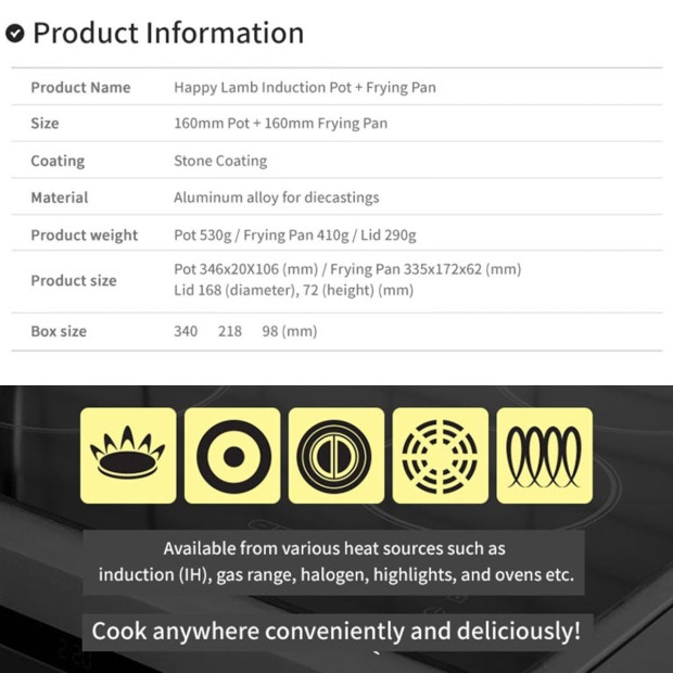 16cm Sauce Pot And Stone Frypan With A Lid - Olive Image 12