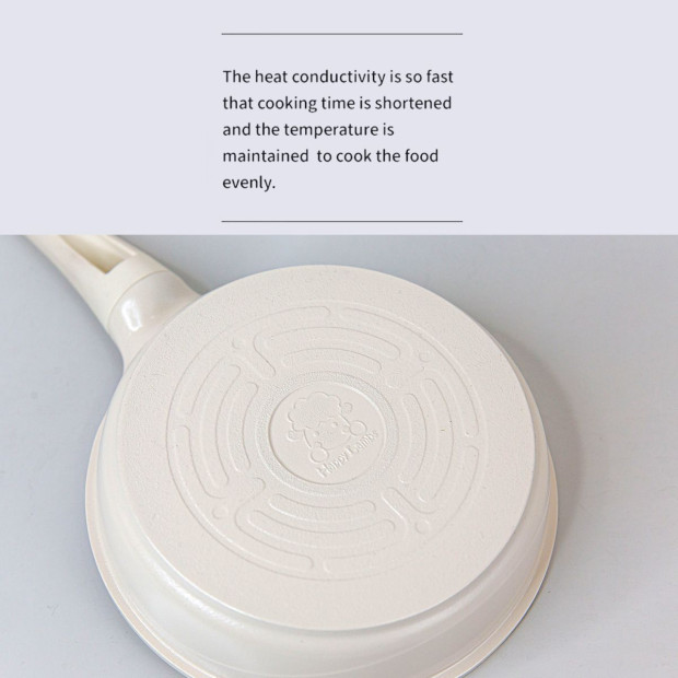 16cm Sauce Pot And Stone Frypan With A Lid - Olive Image 8