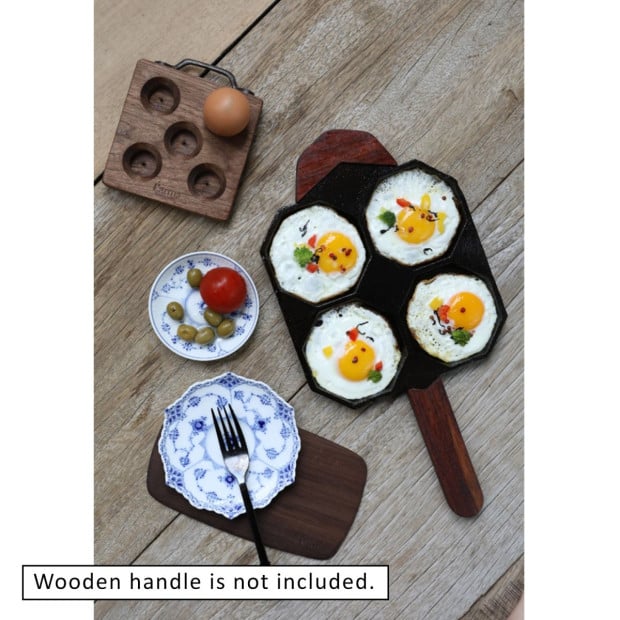 Cast-iron Traditional Egg Pan 23cm Image 4