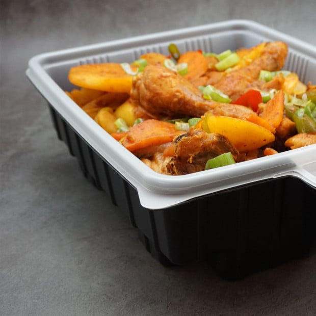 5 Pack Dalat Heating Lunch Box Container 33cm Rectangle Image 3