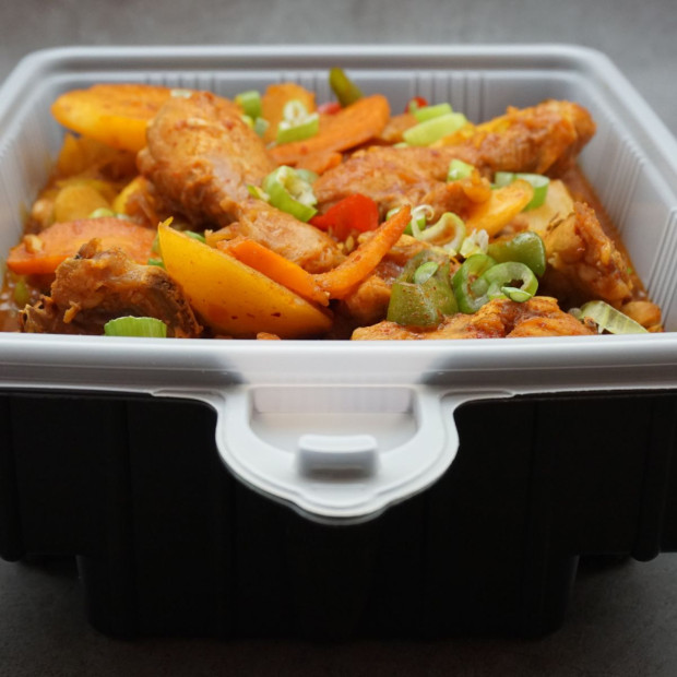 5 Pack Dalat Heating Lunch Box Container 33cm Rectangle Image 5