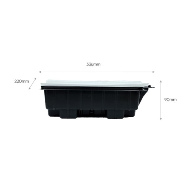 5 Pack Dalat Heating Lunch Box Container 33cm Rectangle Image 7