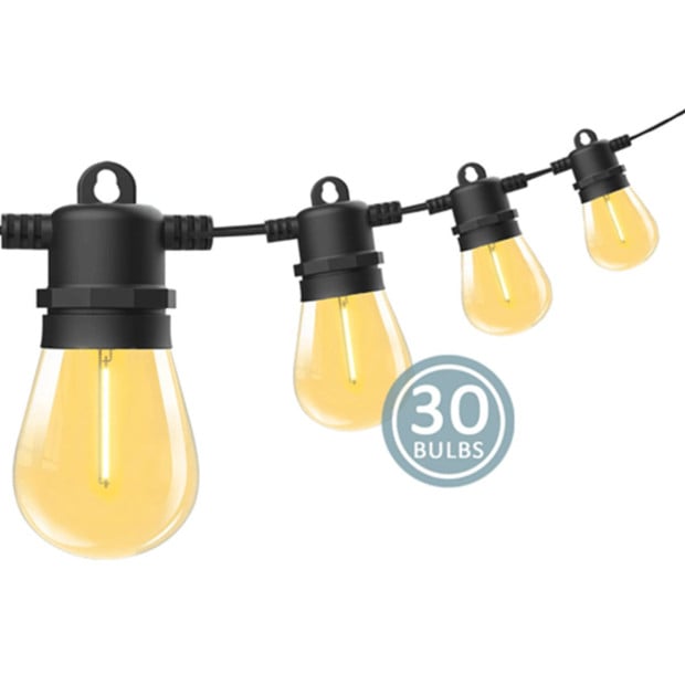 30 Bulbs 32m Festoon String Lights Image 3