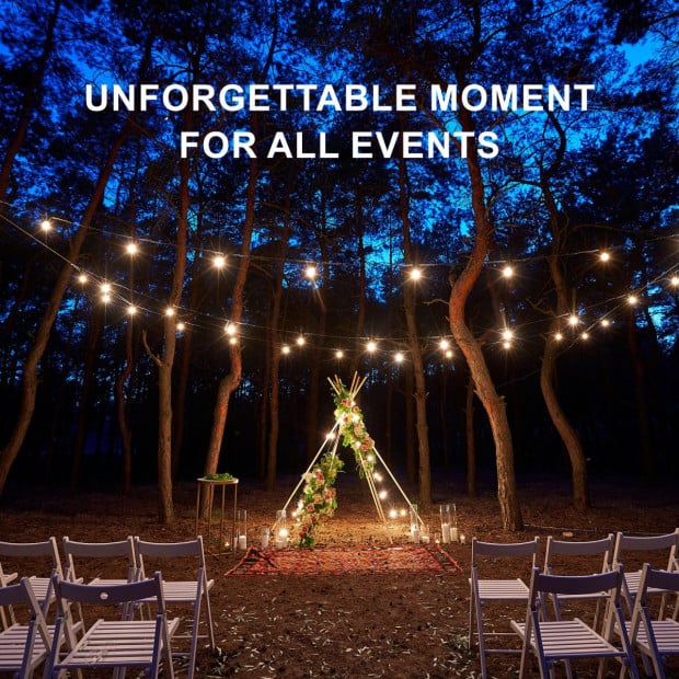 30 Bulbs 32m Festoon String Lights Image 8