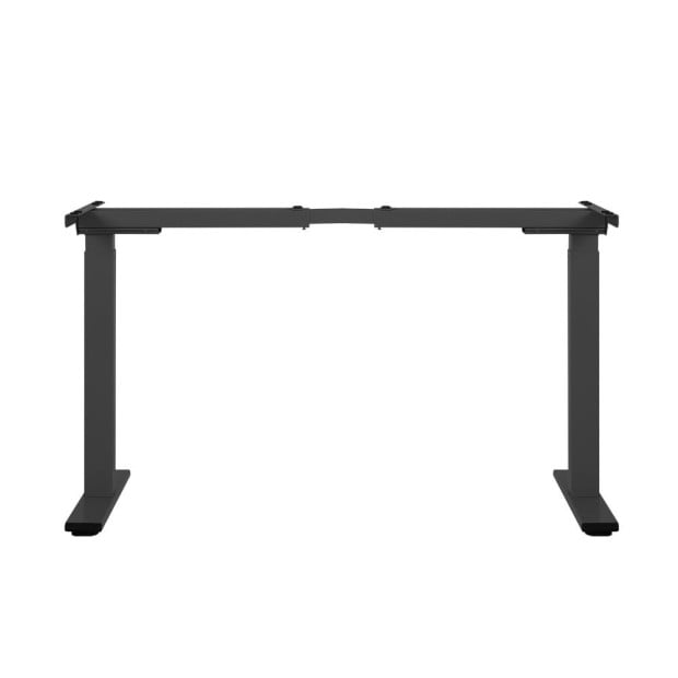 Standing Desk Sit Stand Motorised Adjustable Frame Only Black Image 3