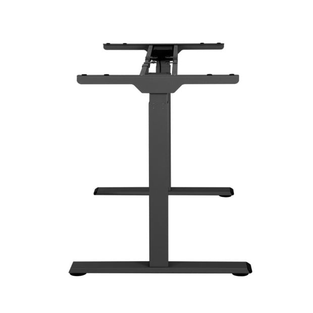 Standing Desk Sit Stand Motorised Adjustable Frame Only Black Image 4