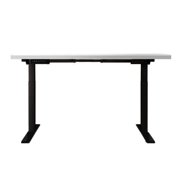 Standing Desk Electric Adjustable Sit Stand Desks Black White 140cm Image 4