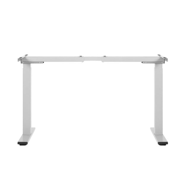 Standing Desk Sit Stand Motorised Adjustable Frame Only White Image 3