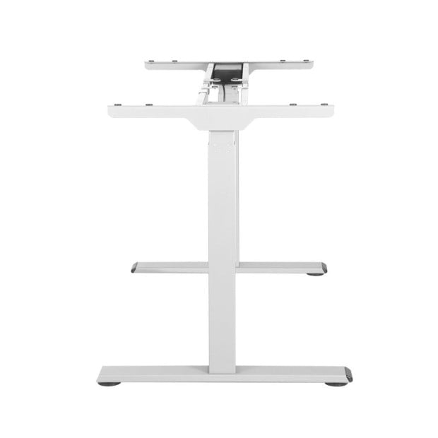 Standing Desk Sit Stand Motorised Adjustable Frame Only White Image 4