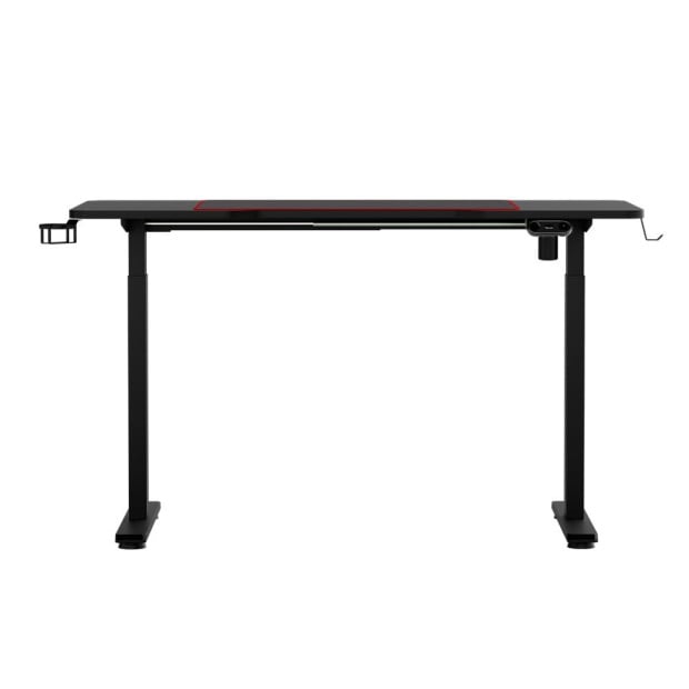 Electric Standing Desk Gaming Sit Stand Table Rgb Light Home Office Image 3
