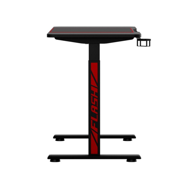 Electric Standing Desk Gaming Sit Stand Table Rgb Light Home Office Image 4