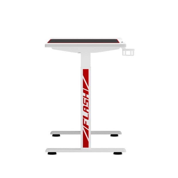 Electric Standing Desk Sit Stand Gaming RGB Light Home Office Table Image 4
