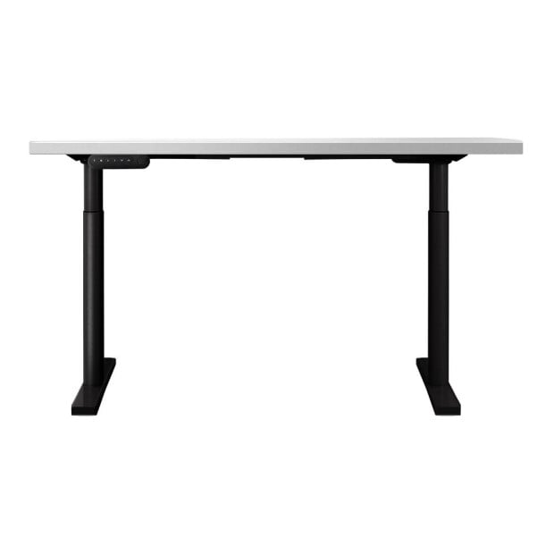 Electric Standing Desk Adjustable Sit Stand Desks Black White 140cm Image 4