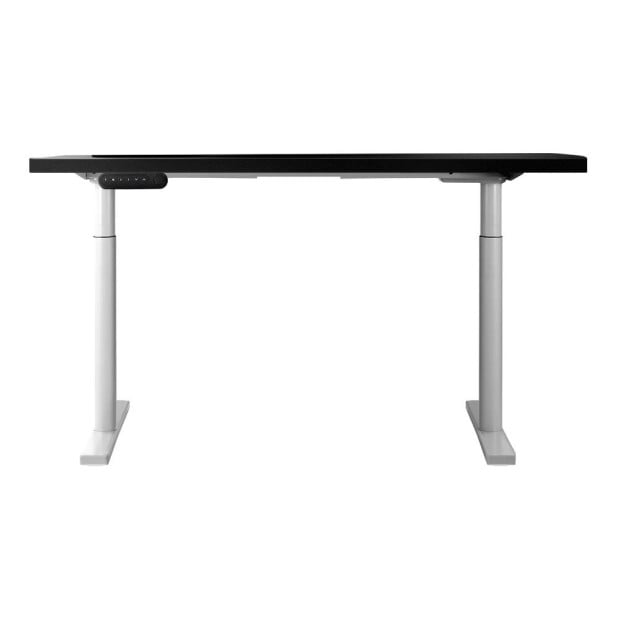 Electric Standing Desk Adjustable Sit Stand Desks White Black 140cm Image 4