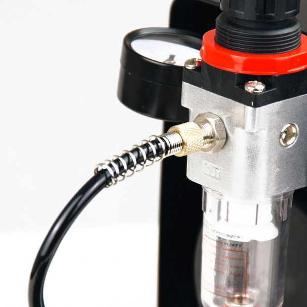 2X 1/8in 3M Coiled Retractable Air Hose Image 3