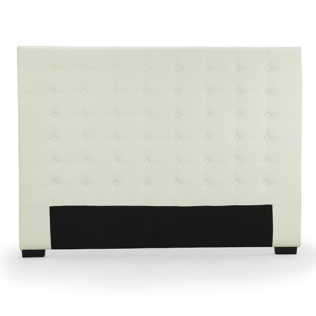 Queen Size Linen Fabric Bed Head Headboard - Beige
