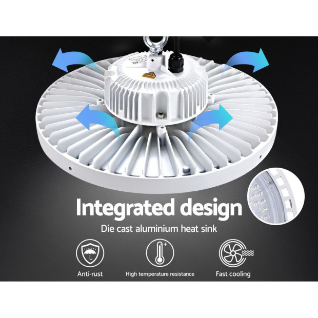 Leier LED High Bay Lights 200W Industrial Workshop Warehouse Gym WH Image 6