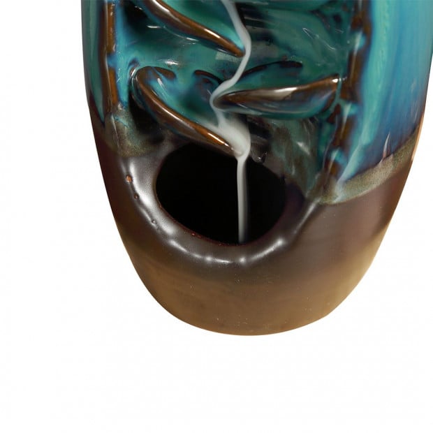 Mountain Waterfall Smoke Backflow Ceramic Incense Burner Cones Holder Image 5