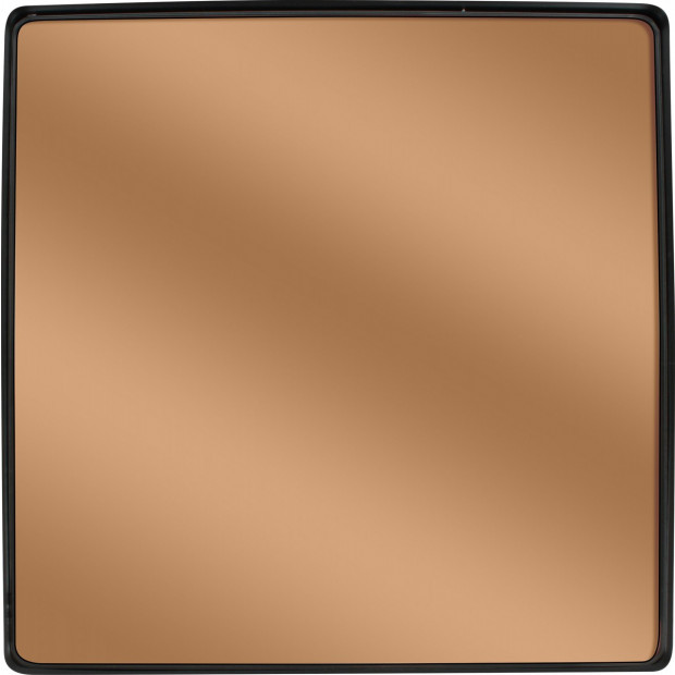 Metal Black Frame Mirror 50 X 50 X 4cm