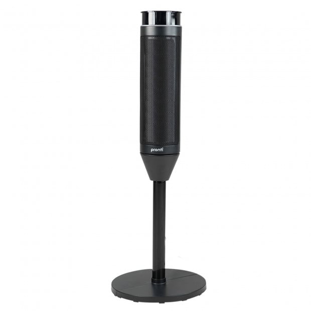 Pronti Electric Tower Heater 2000W Ceramic Portable Remote - Black