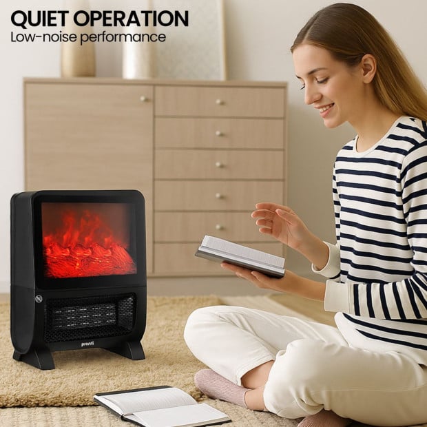 Pronti 3D Fire PTC Remote Controlled Heater - 2000W Image 10