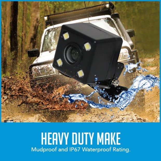 CMOS Car Reversing Camera Rearview 600TVL IR Night Vision 170 12V Image 4