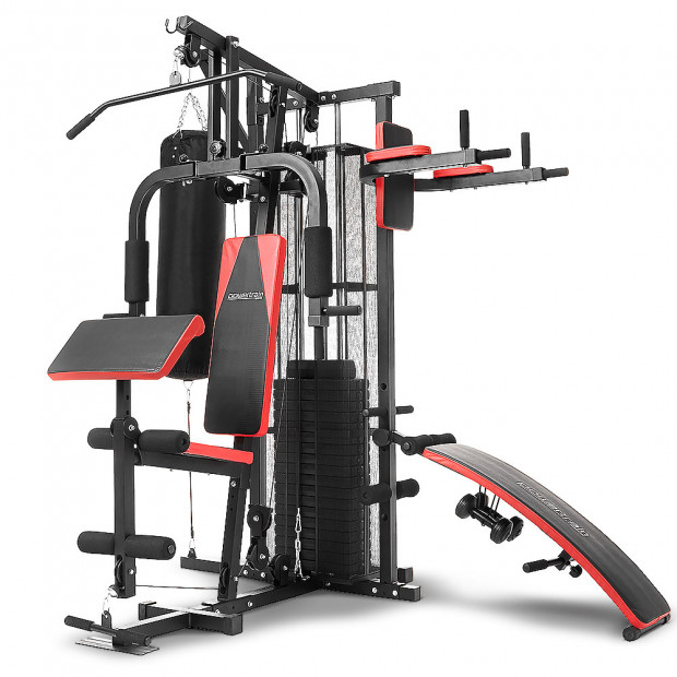 Powertrain Multi-Station Home Gym - with Punching Bag
