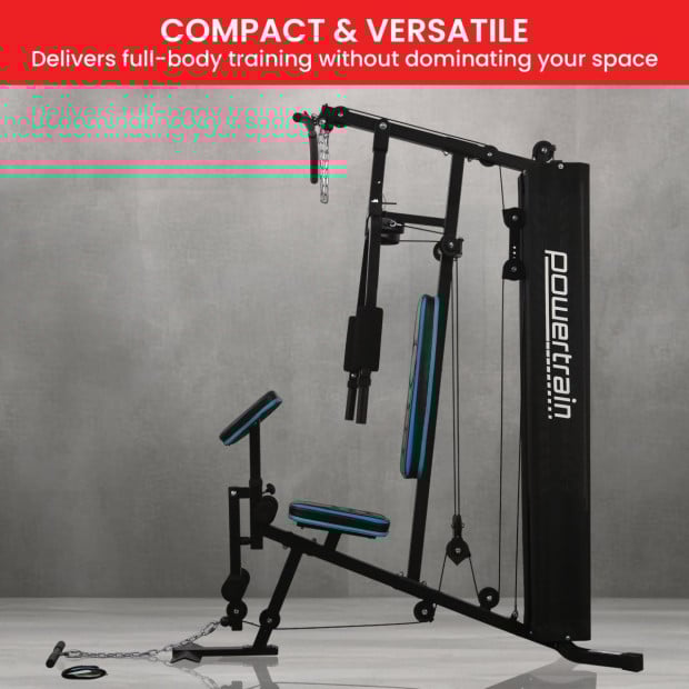 Powertrain JX-300 Multi Station Home Gym 44kg Weight Cable Machine Image 7