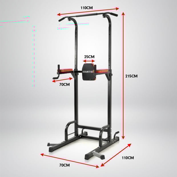 Powertrain Pull Up Station for Chin Ups Pull Ups and Dips Image 2