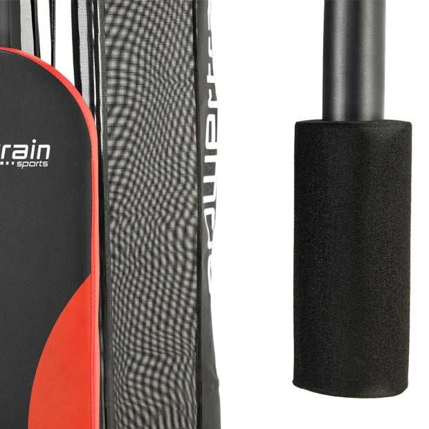 Powertrain Home Gym Multi Station with 110lb Weights, Boxing Punching Bag, and Speed Bag Image 17