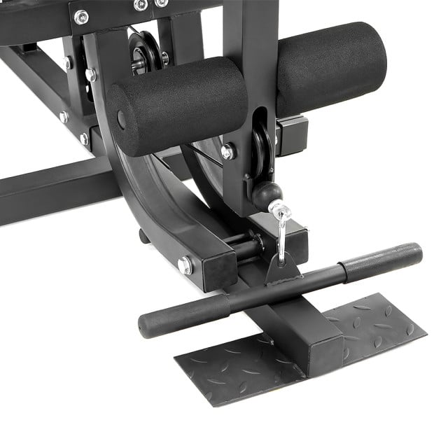 Powertrain Home Gym Multi Station with 110lb Weights, Boxing Punching Bag, and Speed Bag Image 12