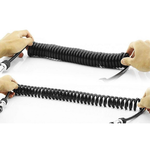 Elinz 3 Channel Heavy Duty Trailer Cable Coil 4pin Connectors Image 4