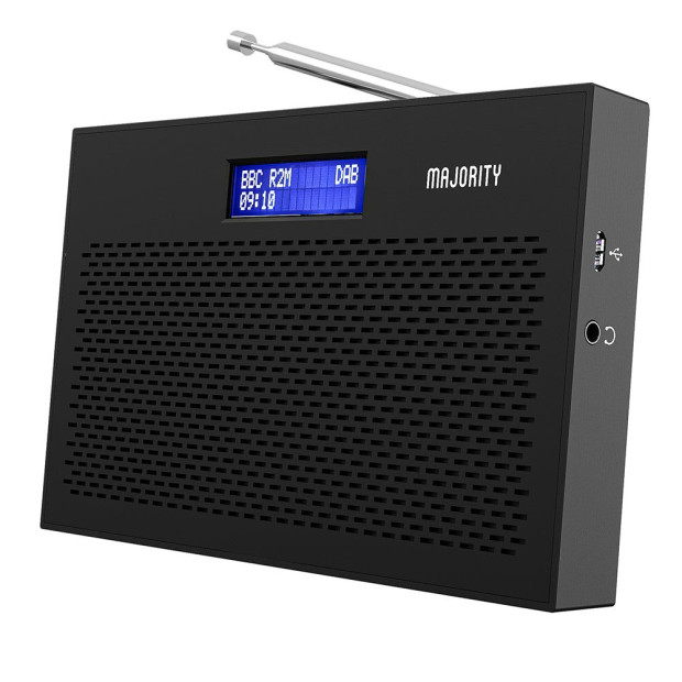 Majority Histon Compact Dab & Fm Radioblack