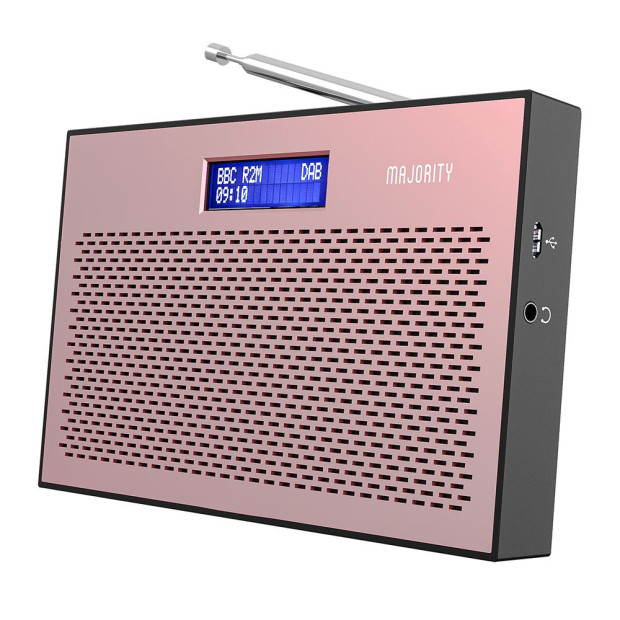 Majority Histon Compact Dab & Fm Radiorose