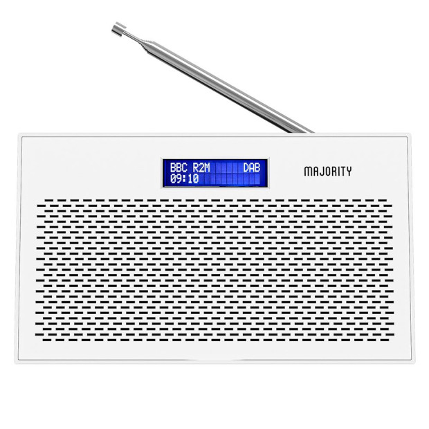 Majority Histon Compact Dab & Fm Radiowhite