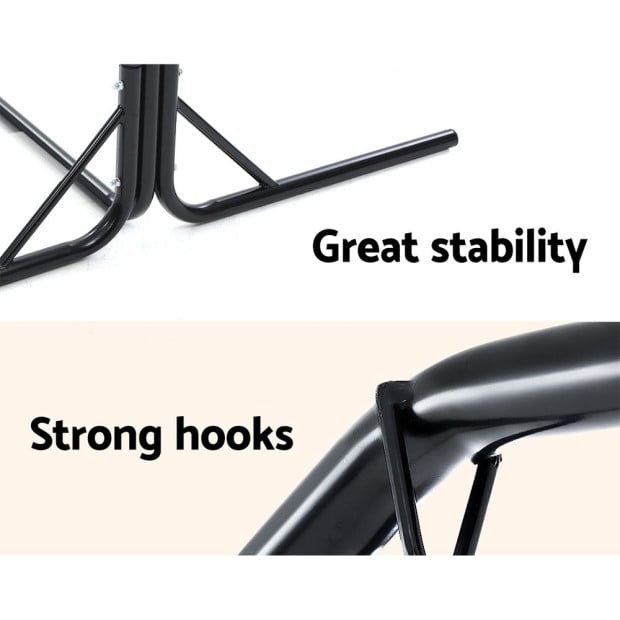 Kids Outdoor Nest Spider Web Swing Hammock Chair Stand Garden 100cm Image 7